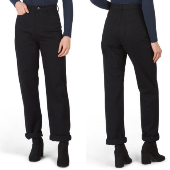 WeWoreWhat Mom Jean in Jet Black - Picture 1 of 12